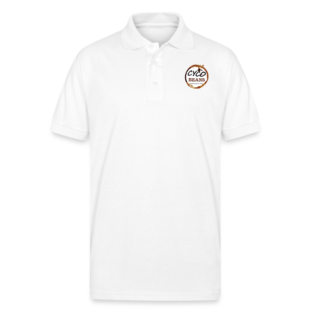 Gildan Men’s 50/50 Jersey Polo - white