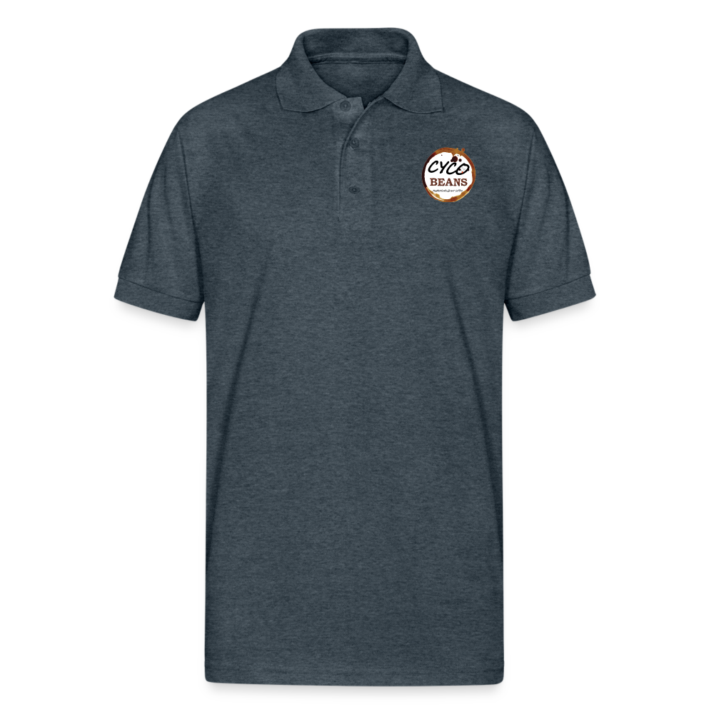 Gildan Men’s 50/50 Jersey Polo - deep heather