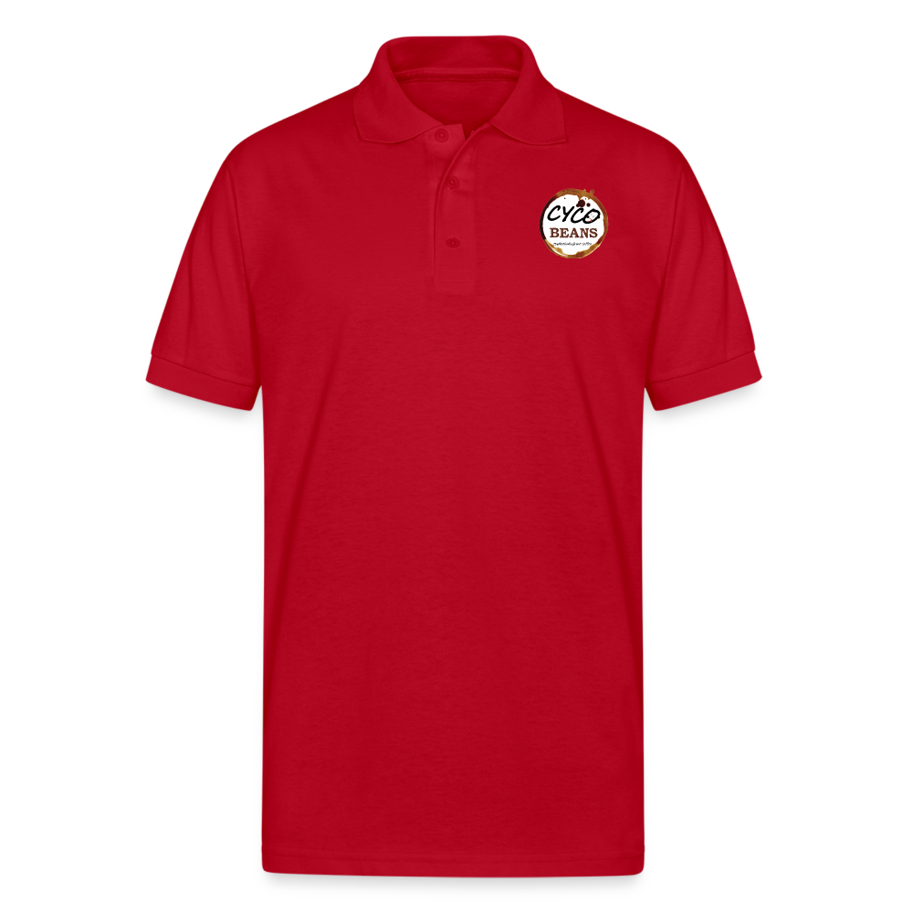 Gildan Men’s 50/50 Jersey Polo - red