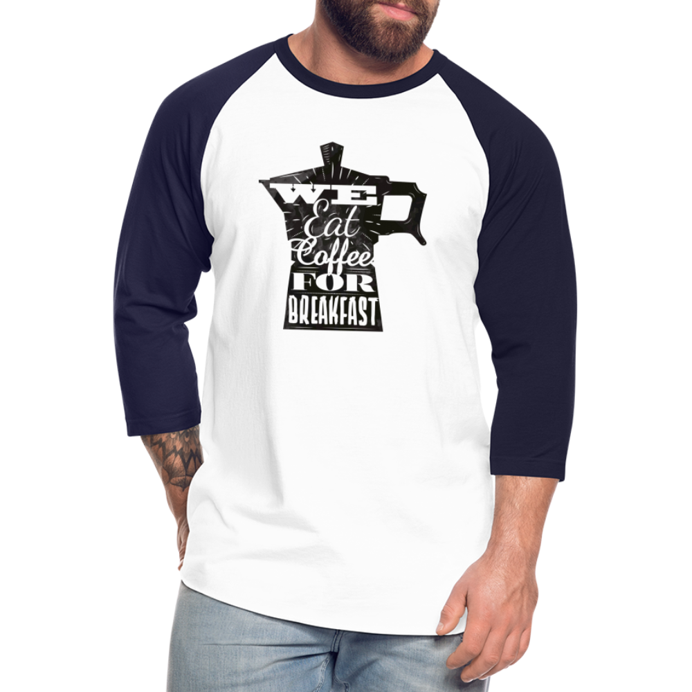 Baseball T-Shirt - white/navy