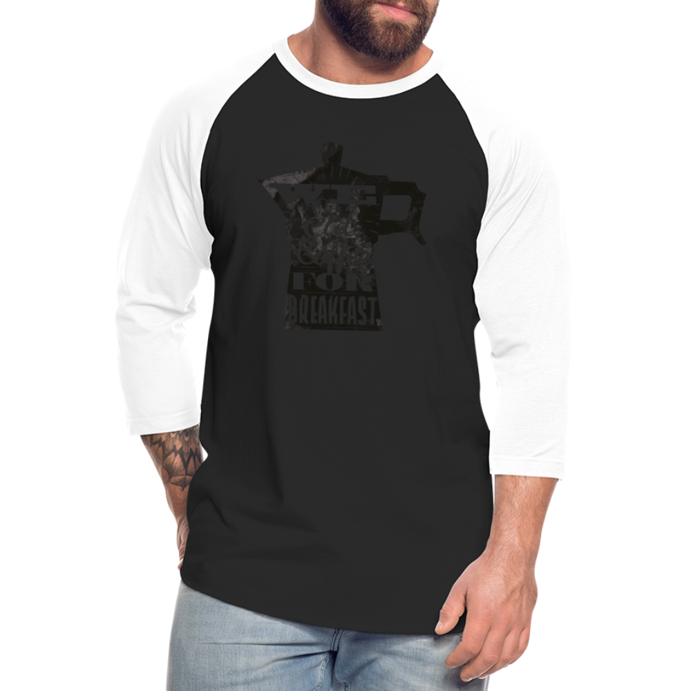 Baseball T-Shirt - black/white