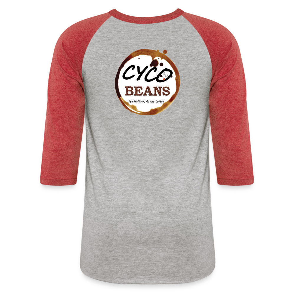 Baseball T-Shirt - heather gray/red