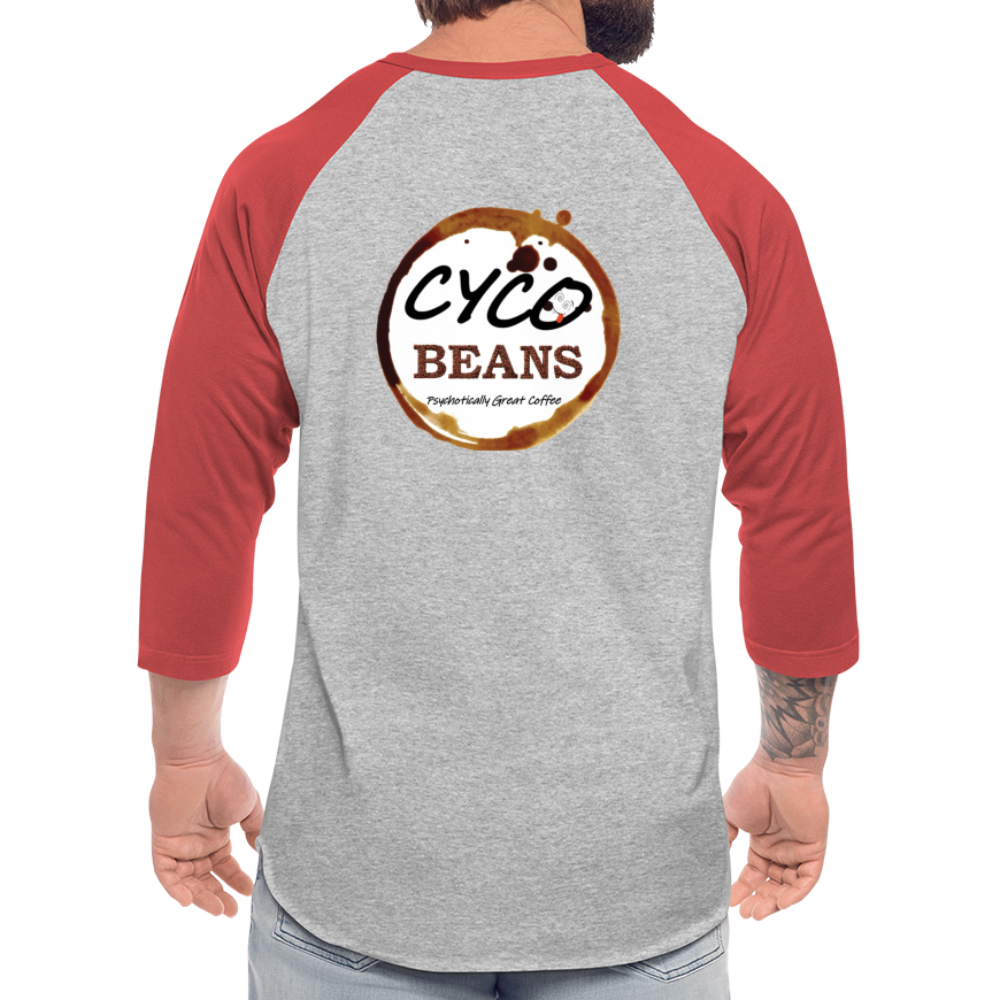 Baseball T-Shirt - heather gray/red