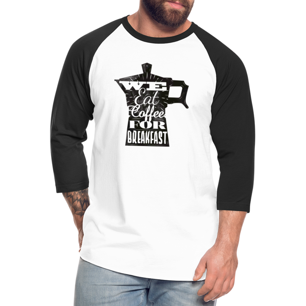 Baseball T-Shirt - white/black