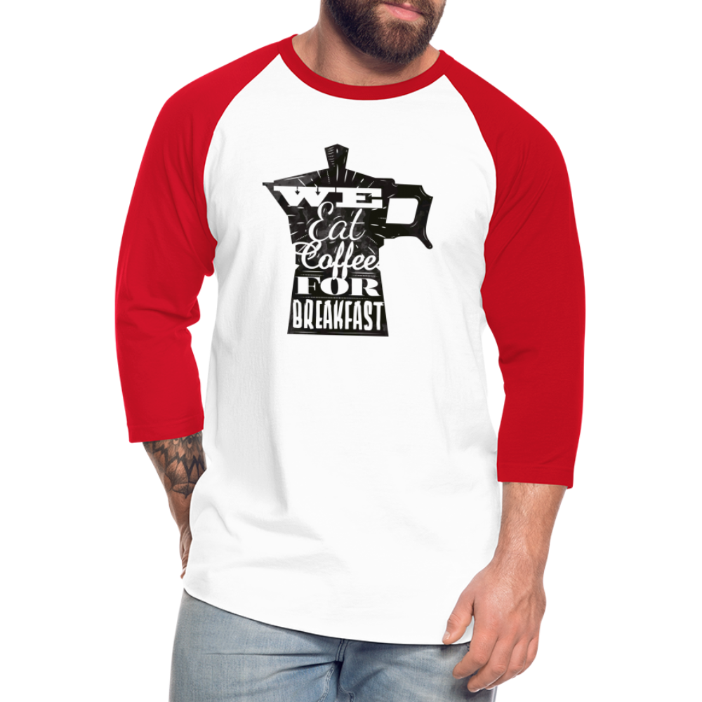 Baseball T-Shirt - white/red