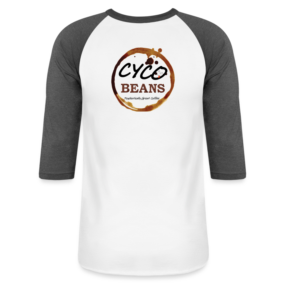 Baseball T-Shirt - white/charcoal