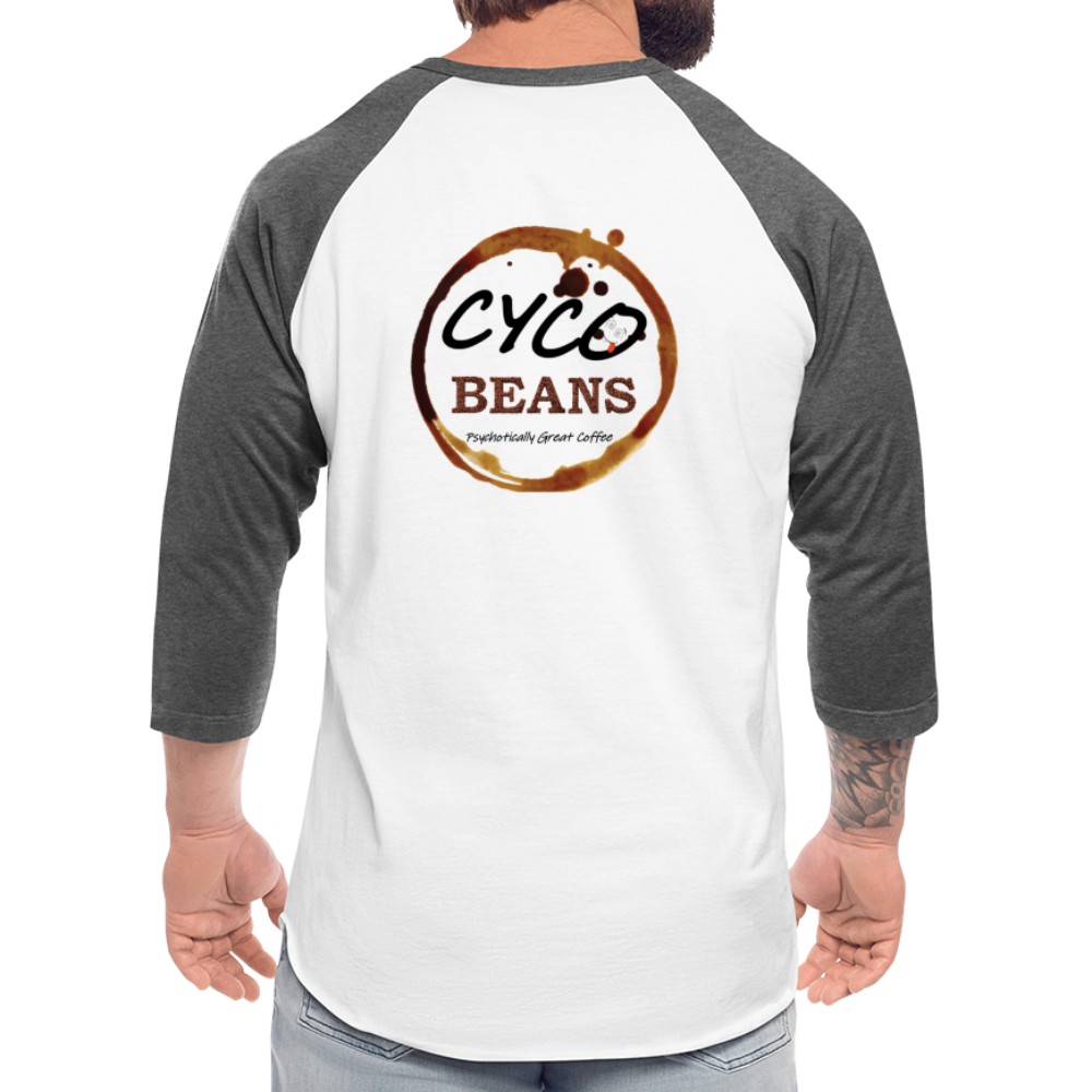 Baseball T-Shirt - white/charcoal