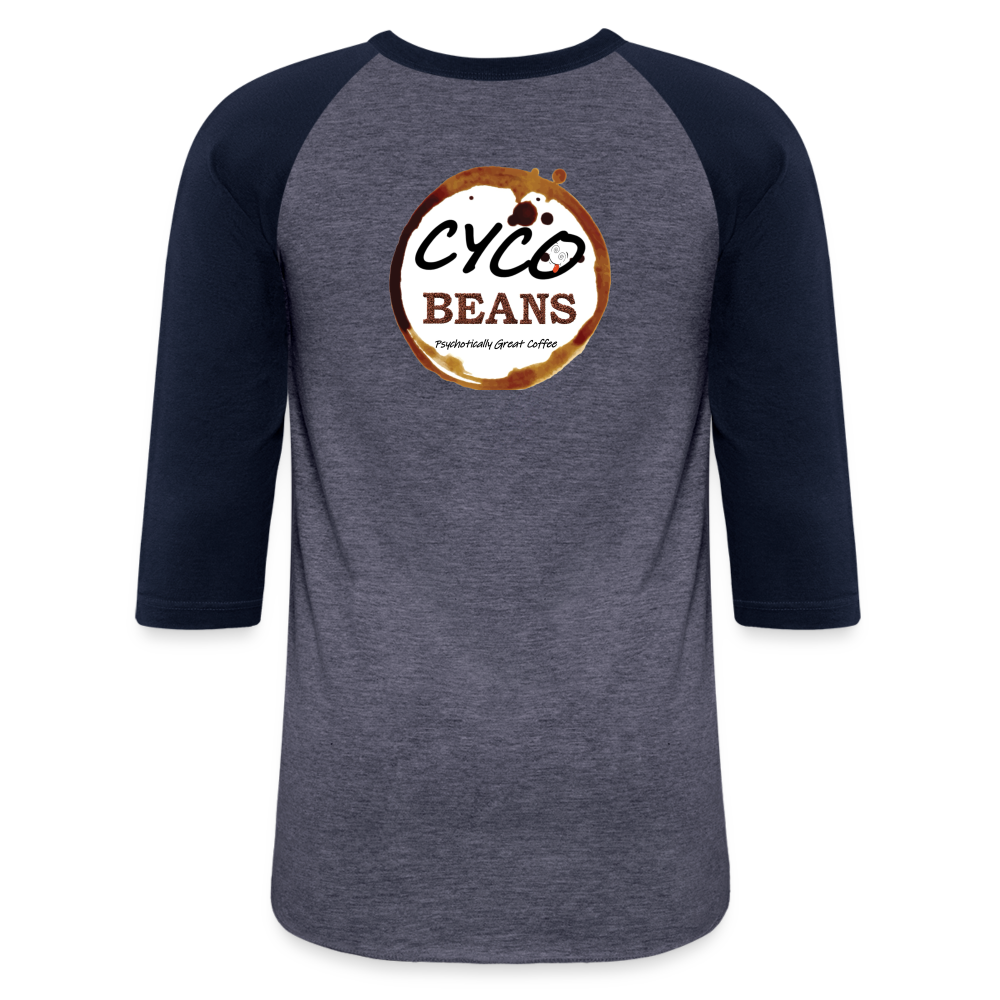 Baseball T-Shirt - heather blue/navy