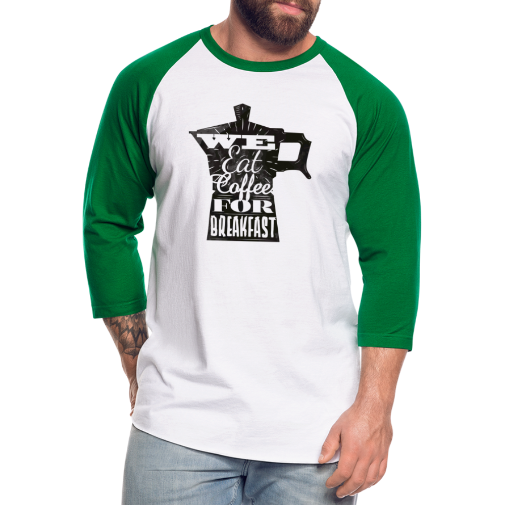 Baseball T-Shirt - white/kelly green