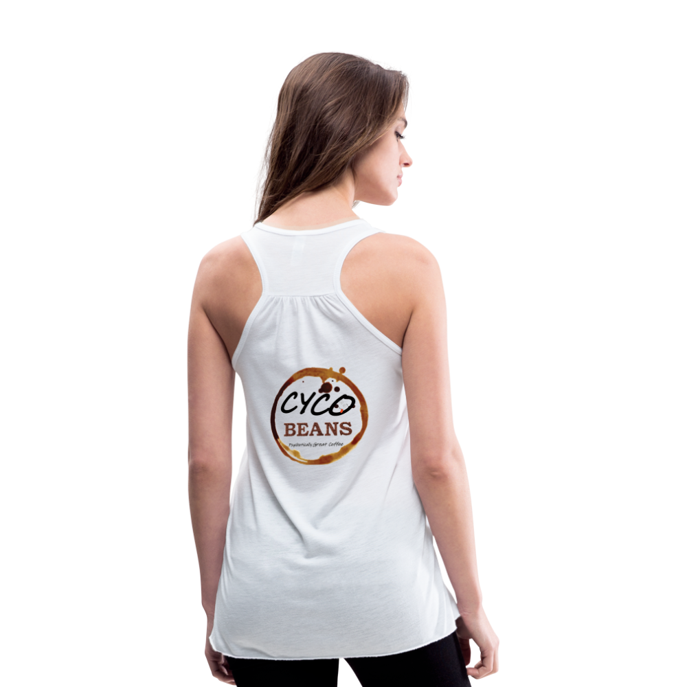 Women's Flowy Tank Top by Bella - white
