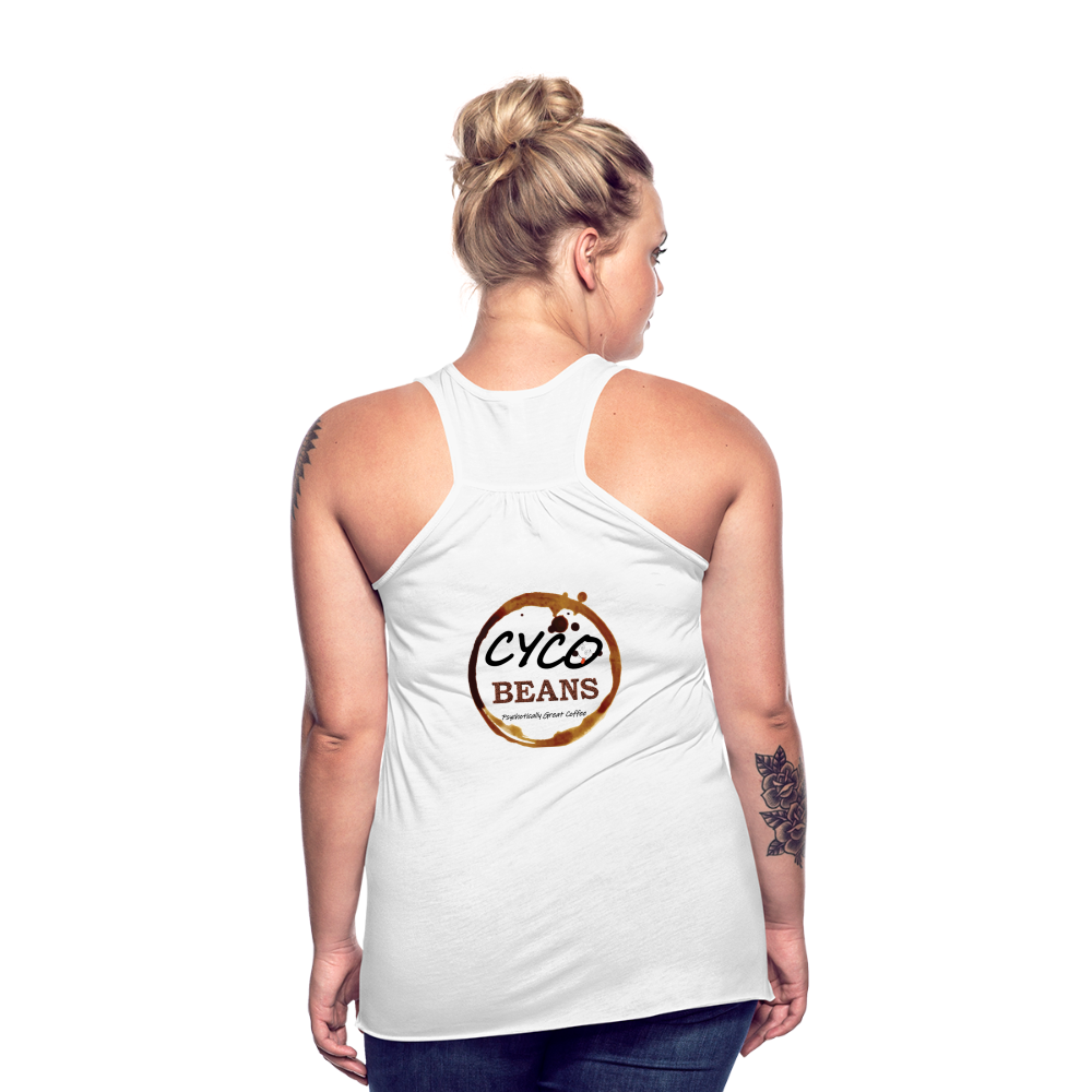 Women's Flowy Tank Top by Bella - white
