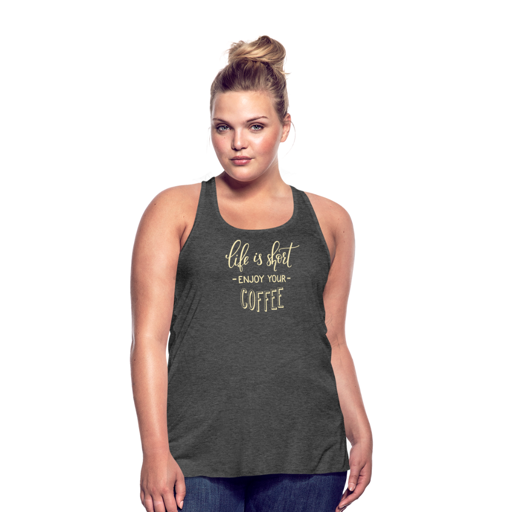 Women's Flowy Tank Top by Bella - deep heather