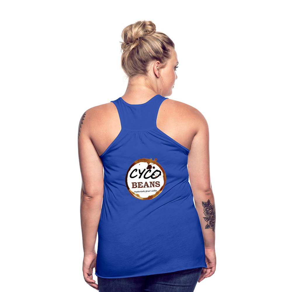 Women's Flowy Tank Top by Bella - royal blue