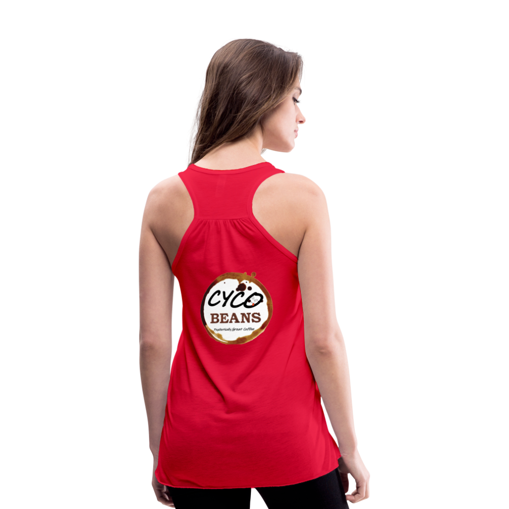 Women's Flowy Tank Top by Bella - red