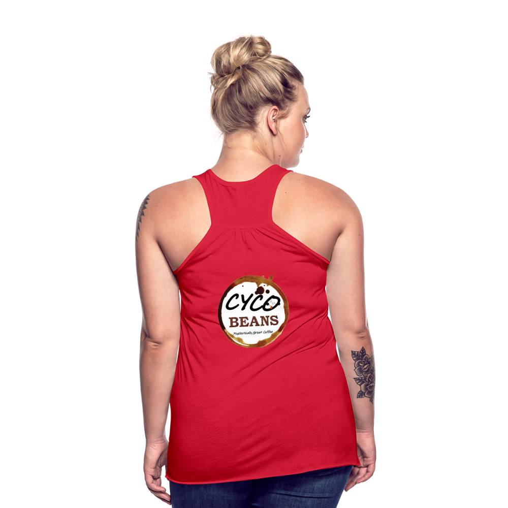 Women's Flowy Tank Top by Bella - red