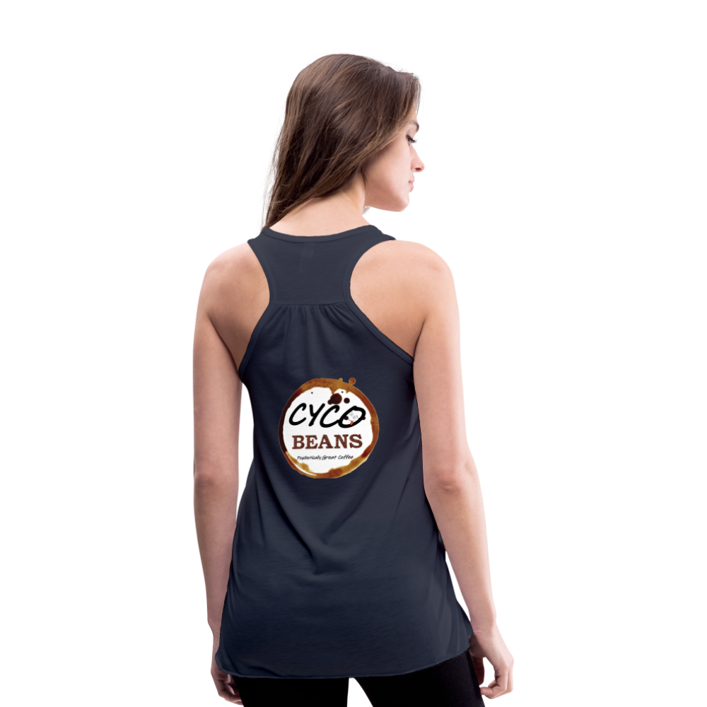 Women's Flowy Tank Top by Bella - navy