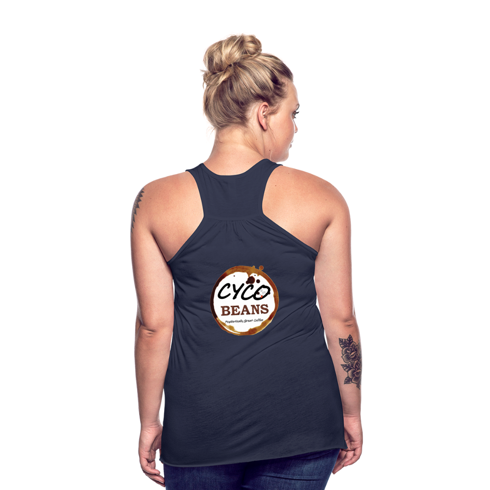 Women's Flowy Tank Top by Bella - navy