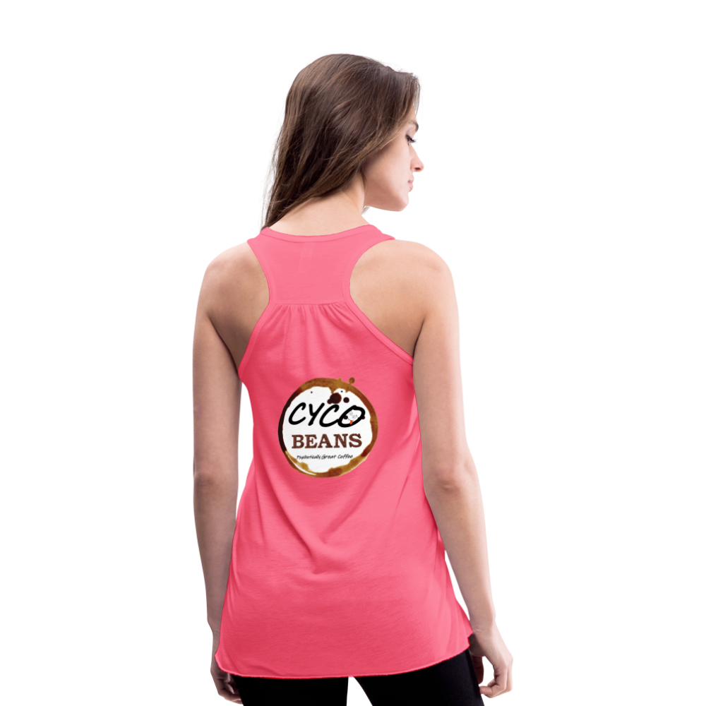 Women's Flowy Tank Top by Bella - neon pink