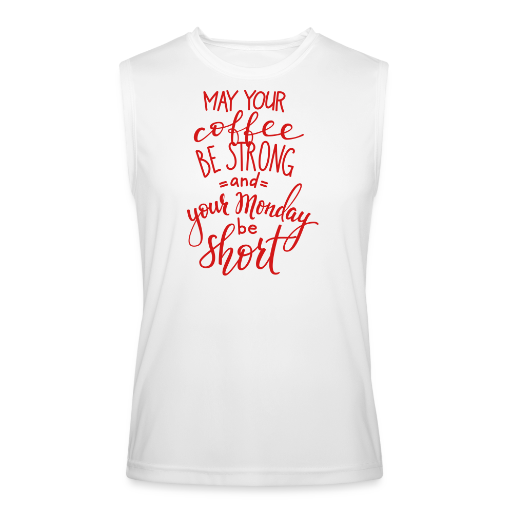 Men’s Performance Sleeveless Shirt - white
