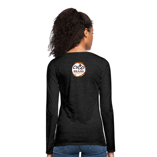 Women's Premium Long Sleeve T-Shirt - charcoal grey
