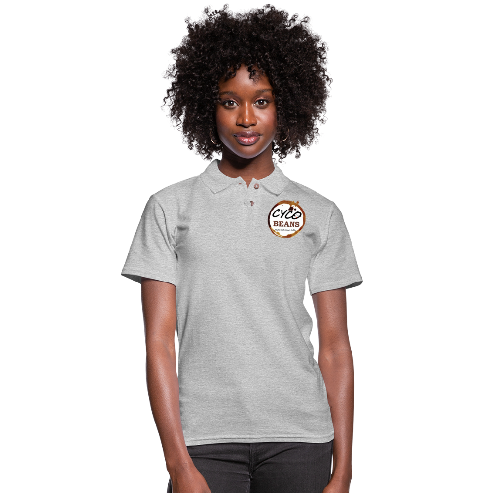 Women's Pique Polo Shirt - heather gray