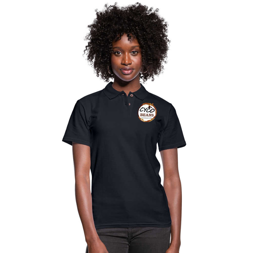 Women's Pique Polo Shirt - midnight navy