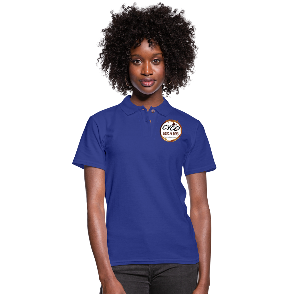 Women's Pique Polo Shirt - royal blue