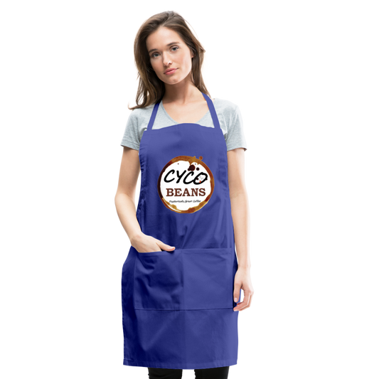 Adjustable Apron - royal blue