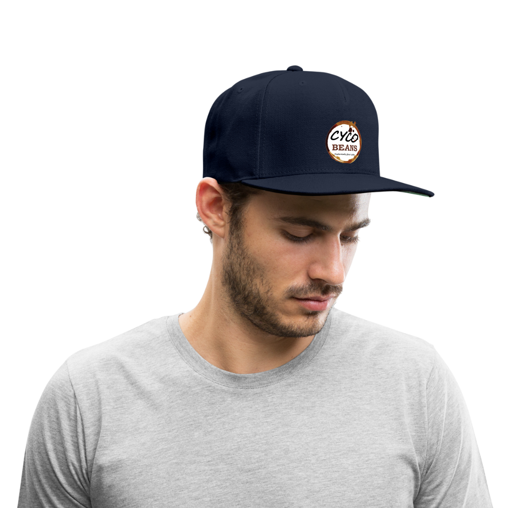 Snapback Baseball Cap - navy