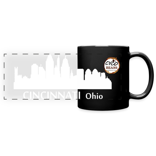 Full Color Panoramic Mug - black