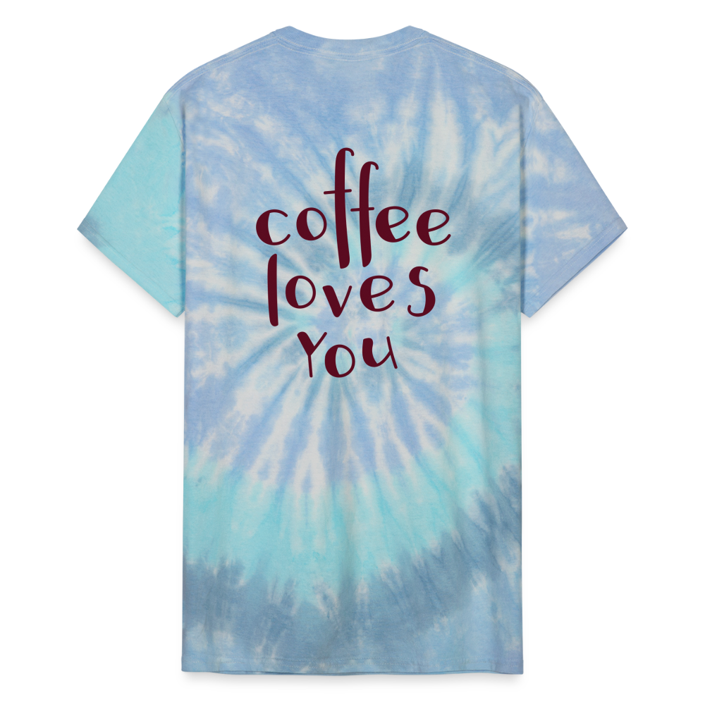 Unisex Tie Dye T-Shirt - blue lagoon
