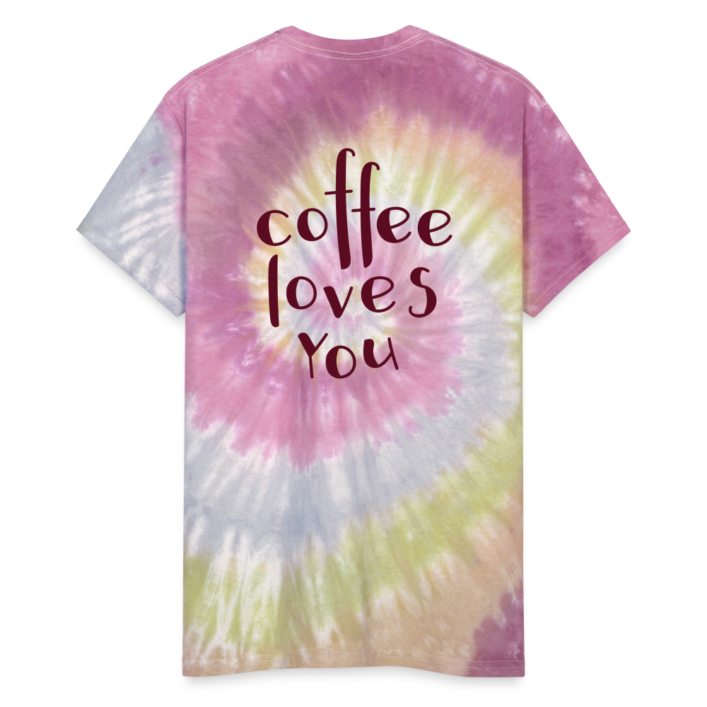 Unisex Tie Dye T-Shirt - Desert Rose
