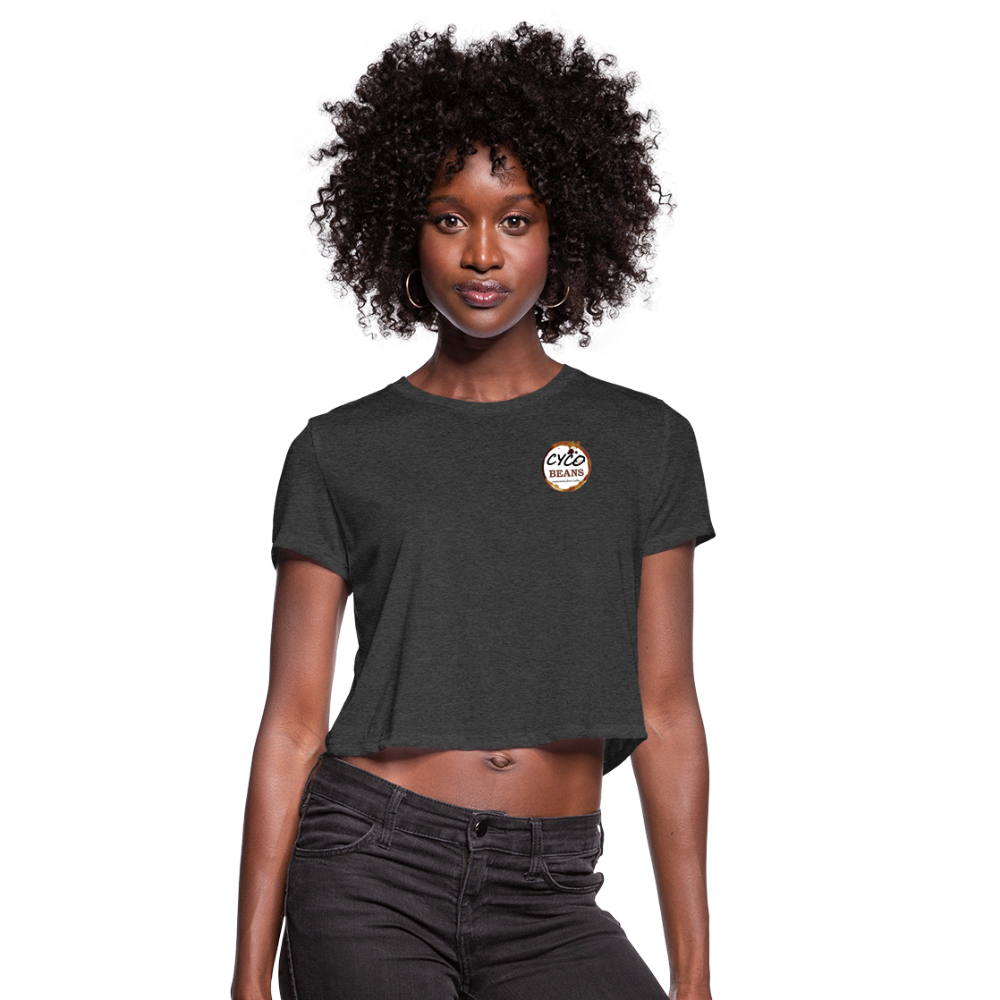 Women's Cropped T-Shirt - deep heather