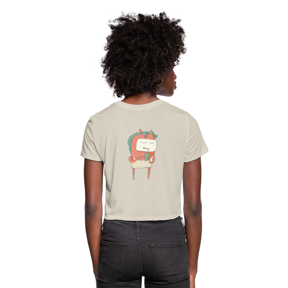 Women's Cropped T-Shirt - dust