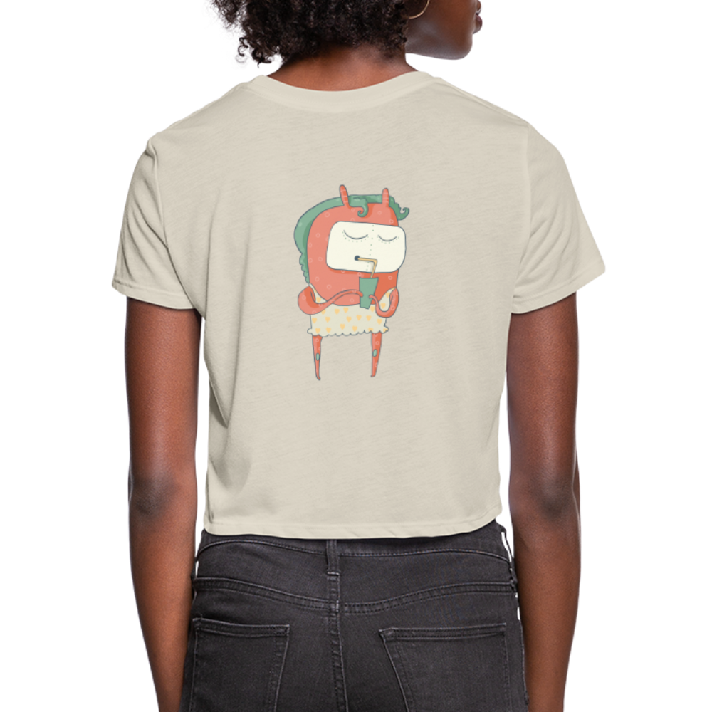 Women's Cropped T-Shirt - dust