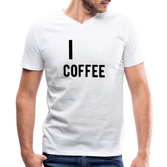 Men's V-Neck T-Shirt - white