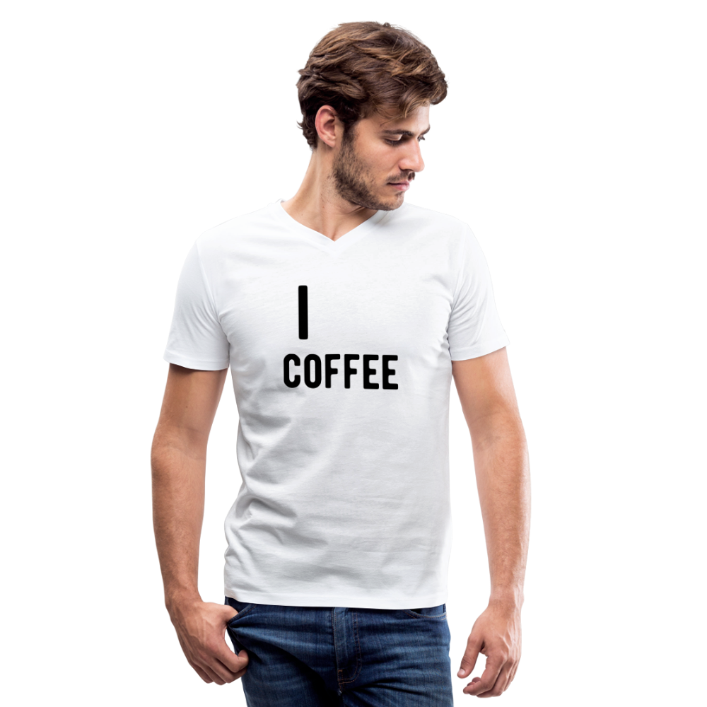 Men's V-Neck T-Shirt - white