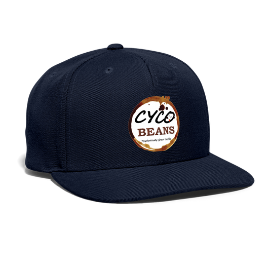 Snapback Baseball Cap - navy