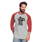 Baseball T-Shirt - heather gray/red