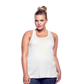 Women's Flowy Tank Top by Bella - white