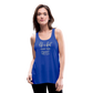 Women's Flowy Tank Top by Bella - royal blue