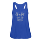 Women's Flowy Tank Top by Bella - royal blue