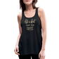 Women's Flowy Tank Top by Bella - black