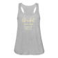 Women's Flowy Tank Top by Bella - heather gray