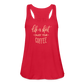 Women's Flowy Tank Top by Bella - red