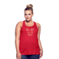 Women's Flowy Tank Top by Bella - red