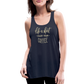 Women's Flowy Tank Top by Bella - navy