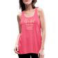 Women's Flowy Tank Top by Bella - neon pink