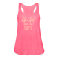 Women's Flowy Tank Top by Bella - neon pink