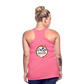 Women's Flowy Tank Top by Bella - neon pink